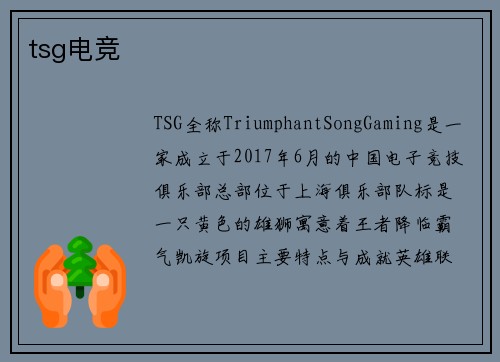 tsg电竞